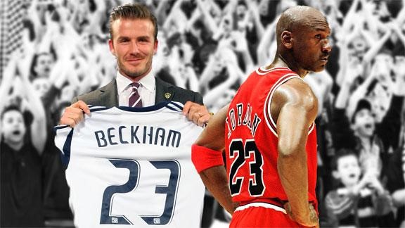 David Beckham & Michael Jordan